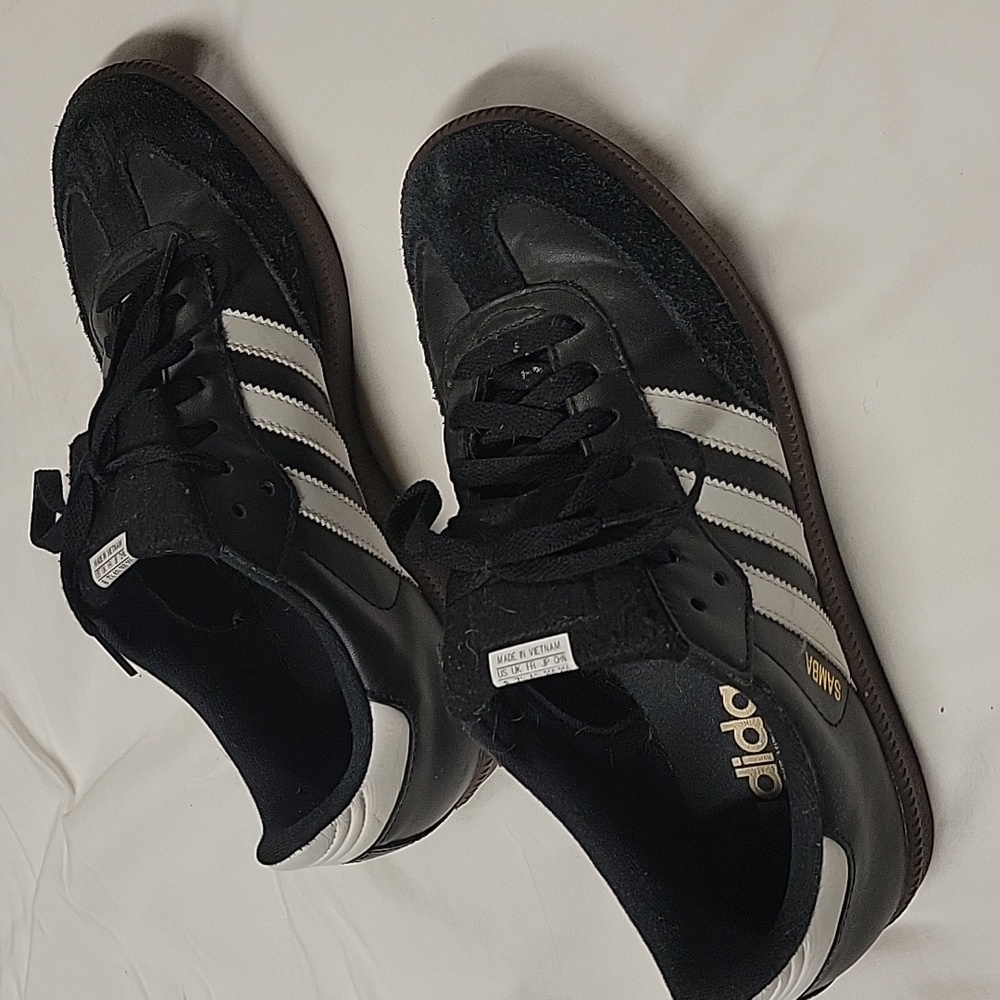 Adidas Samba Black and White 8M/9W - Picture 3 of 5